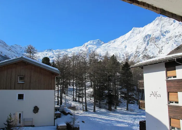 Daire Appartementhaus Venetz Saas105 Ruhige Lage Direkt An Skibushaltestelle